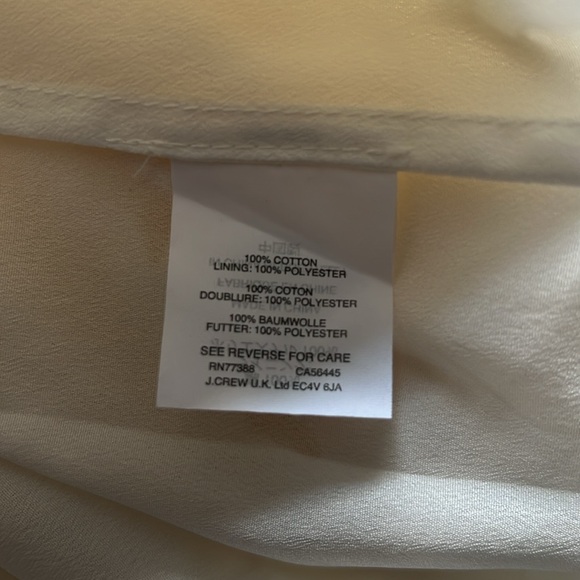 J. Crew Collection Ivory Austrian Eyelet Lace Midi Dress - Picture 15 of 15